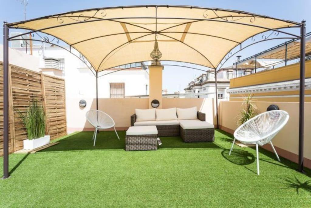 ESSE Ático. Precioso ático con terraza en pleno centro Sevilha Exterior foto